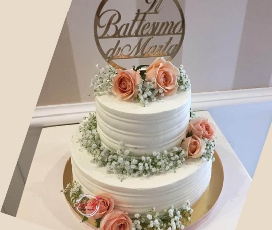 Bánh kem cưới hai tầng số 4