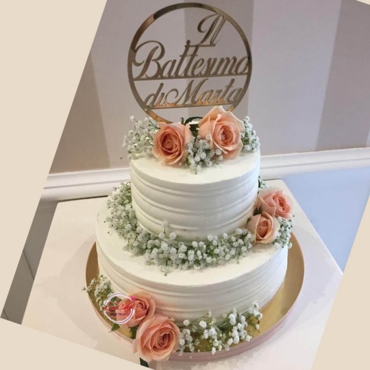 Bánh kem cưới hai tầng số 4