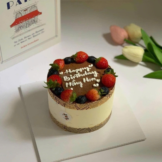 Bánh Lạnh Tiramisu Dâu Tây