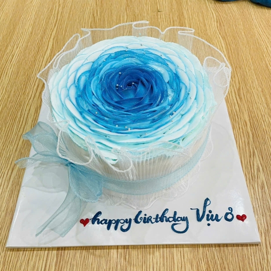 Bánh Hoa Hồng Xanh