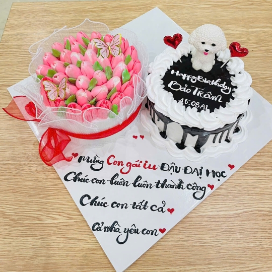 Bánh Chú Chó Trắng